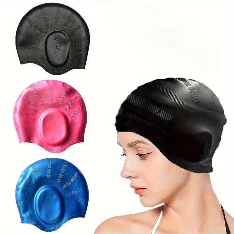 Large Silicone Swimming Cap wi - đánh giá và giá Aquatic Sports Cap