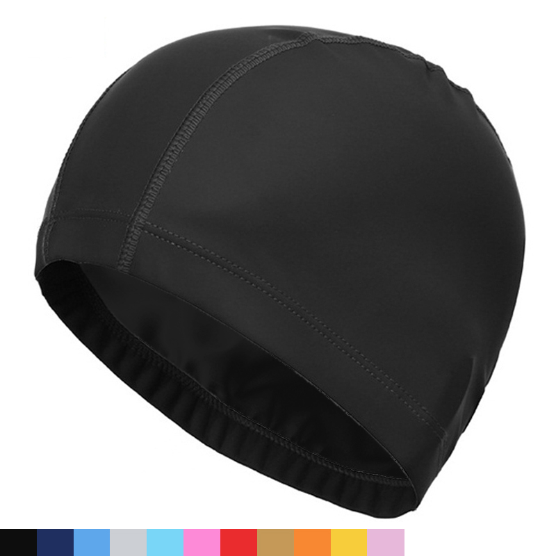PU Fabric Swimming Cap Men Wom - đánh giá và giá Aquatic Sports Cap